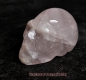 Preview: Hexenshop Dark Phönix Rosenquarz Kristallschädel Chors Totenkopf Halbedelstein